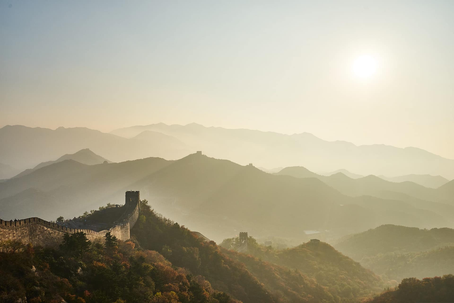 Quiet Mutianyu Great Wall ridge