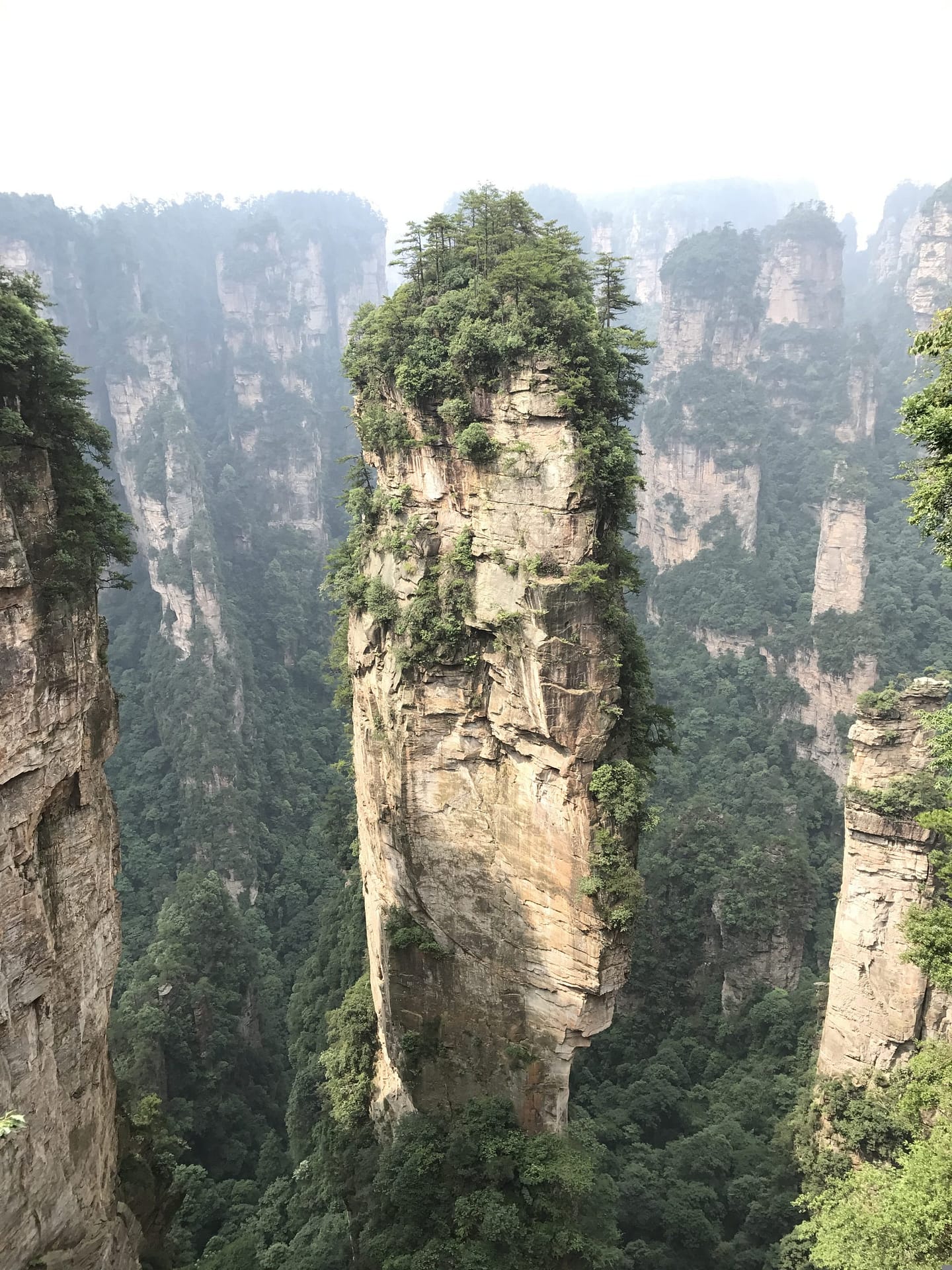 Zhangjiajie sandstone pillars